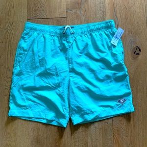 Men’s PACSUN Turquoise Swim trunks- Size Large